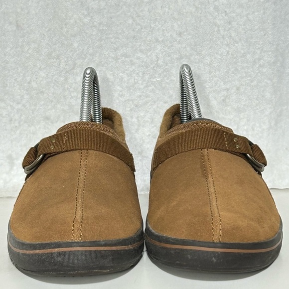 Keds Womens Brown Spring Step Leather w/Buckle Accent SlipOn Casual Shoes SZ 9.5 - Picture 3 of 12